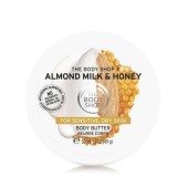 Увлажняющий и питательный крем для тела The Body Shop Almond Milk & Honey Soothing And Restoring Body Butter For Sensitive, Dry Skin
